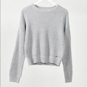 Hollister Gray Knit Sweater